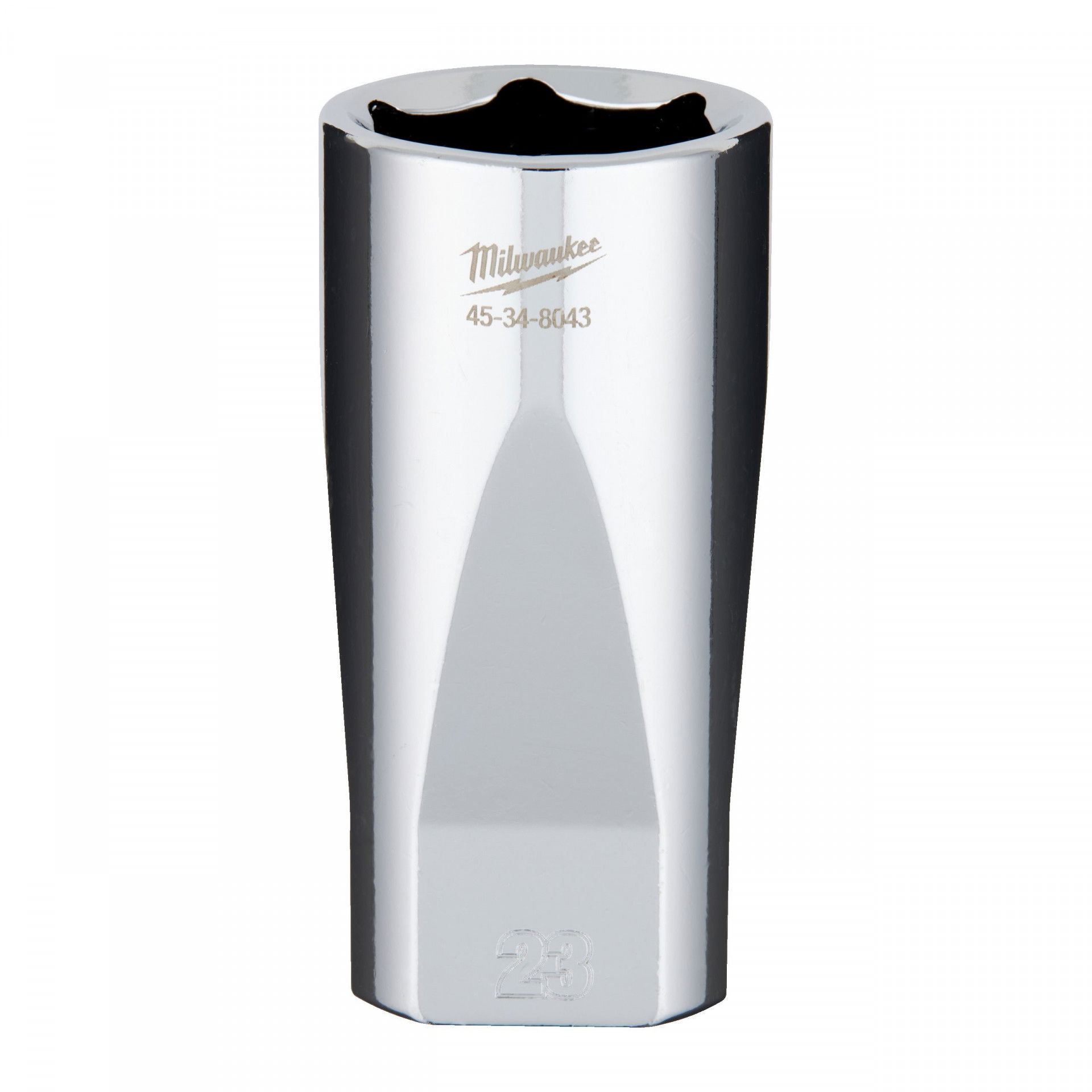 Milwaukee FOUR FLAT™ oldalú 3/8"-os dugókulcs fej, hosszú, 6-lapú, 23 mm termék fő termékképe